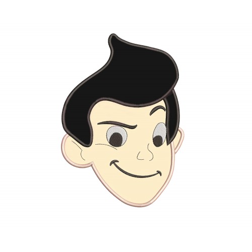 Wilbur Robinson Head Applique Design