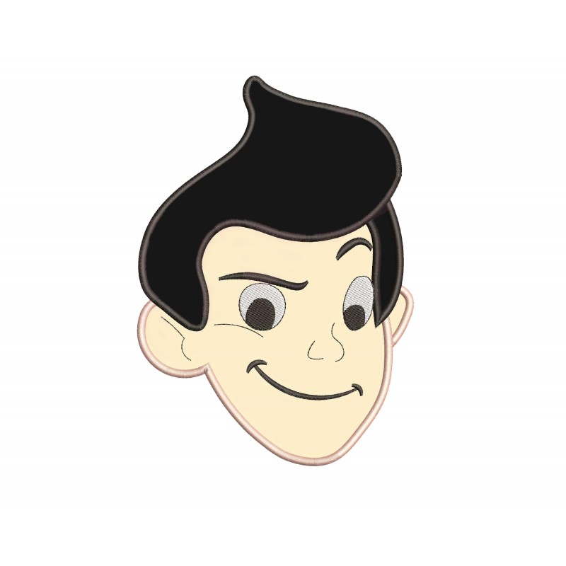 Wilbur Robinson Head Applique Design