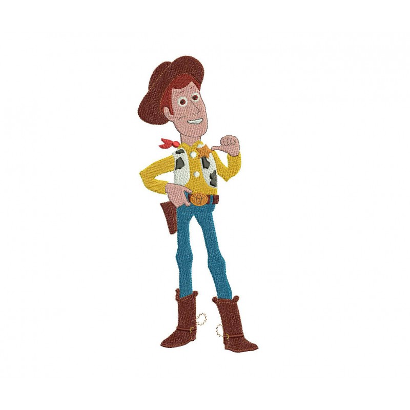 Woody Embroidery Design