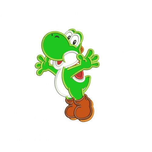 Yoshi Mario Applique Design