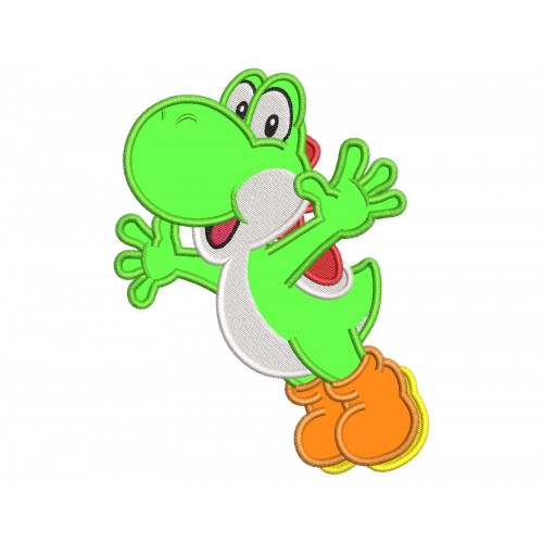 Yoshi Mario Machine Applique Design Embr